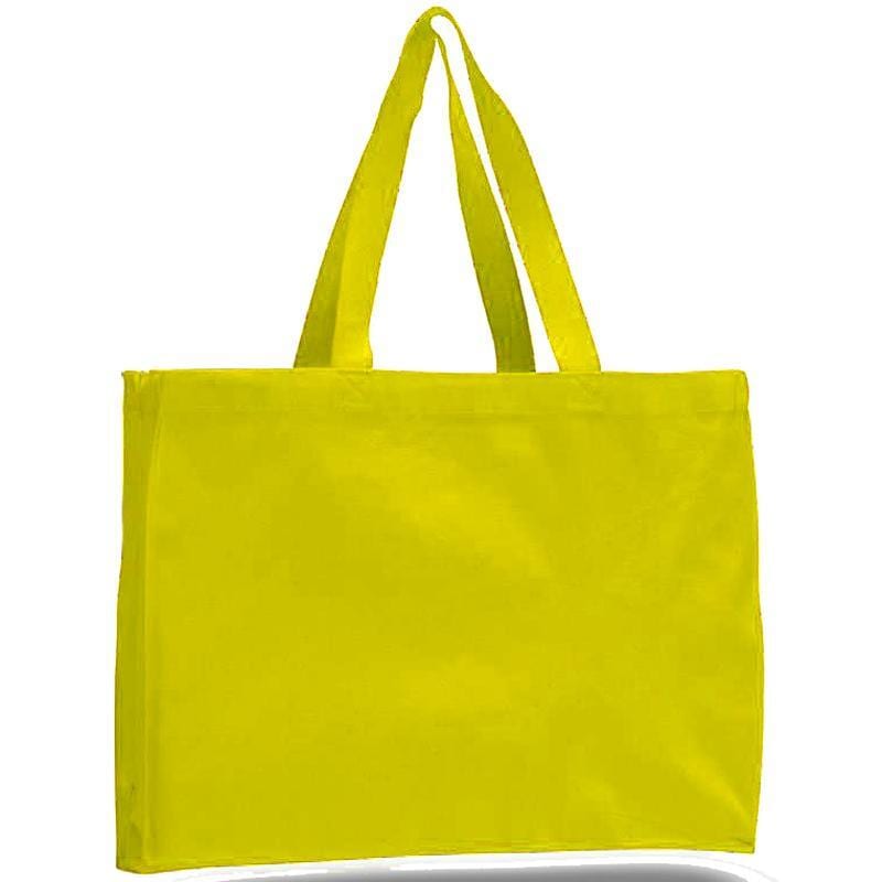 Q-Tees Q750 - Canvas Gusset Tote Bag