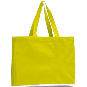 Q-Tees Q750 - Canvas Gusset Tote Bag