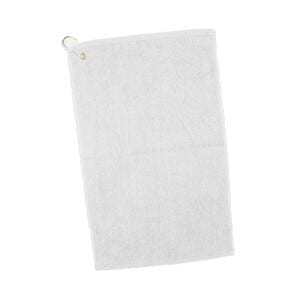Q-Tees T300 - Deluxe Hand Towel Hemme White