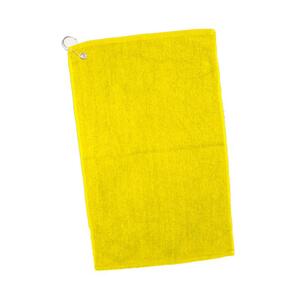 Q-Tees T300 - Deluxe Hand Towel Hemme Yellow