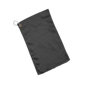 Q-Tees T600 - Fingertip Towel Hemmed Black