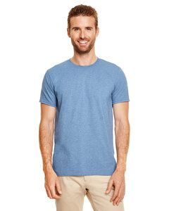 Gildan G640 - Softstyle® T-Shirt Heather Indigo