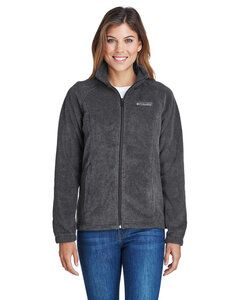 Columbia 6439 - Ladies Benton Springs Full-Zip Fleece Charcoal Heather