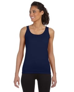 Gildan G642L - Ladies Softstyle®  4.5 oz. Fitted Tank Navy