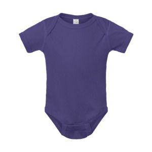 Rabbit Skins 4400 - Infant Baby Rib Bodysuit Purple
