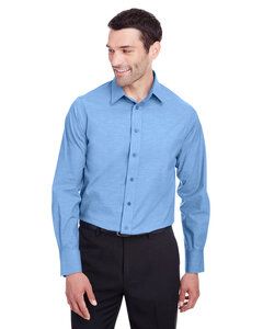 Devon & Jones DG562 - Mens Crown  Collection Stretch Pinpoint Chambray Shirt