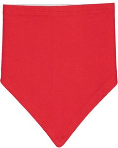 Rabbit Skins RS1012 - Infant Premium Jersey Bandana Bib Red/White