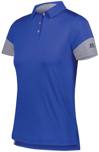 Russell 400PSX - Ladies Hybrid Polo Royal/Steel