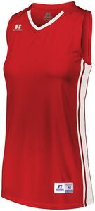 Russell 4B1VTX - Ladies Legacy Basketball Jersey True Red/White