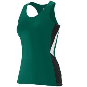 Augusta Sportswear 334 - Ladies Sprint Jersey Dark Green/ Black/ White