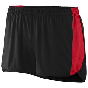 Augusta Sportswear 337 - Ladies Sprint Short Black/Red