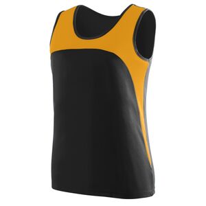 Augusta Sportswear 342 - Ladies Rapidpace Track Jersey Black/Gold