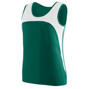Augusta Sportswear 342 - Ladies Rapidpace Track Jersey Dark Green/White