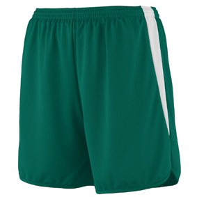 Augusta Sportswear 346 - Youth Rapidpace Track Short Dark Green/White
