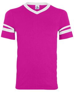 Augusta Sportswear 360 - Sleeve Stripe Jersey Power Pink/White