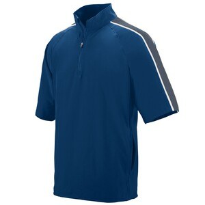 Augusta Sportswear 3788 - Quantum Short Sleeve Pullover Navy/ Graphite/ White