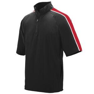Augusta Sportswear 3788 - Quantum Short Sleeve Pullover Black/Red/White