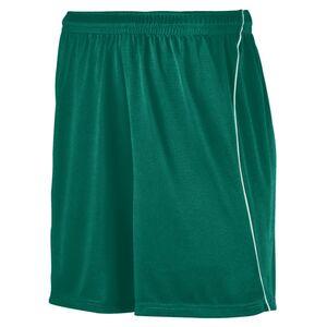 Augusta Sportswear 460 - Wicking Soccer Short With Piping Dark Green/White