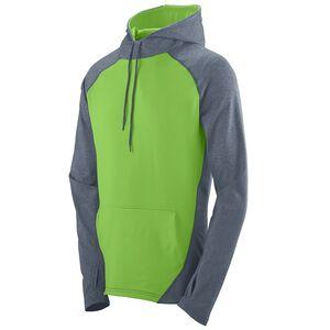 Augusta Sportswear 4762 - Zeal Hoodie Graphite Heather/ Lime