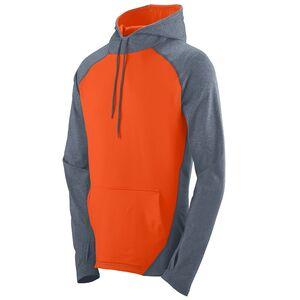 Augusta Sportswear 4762 - Zeal Hoodie Graphite Heather/ Orange