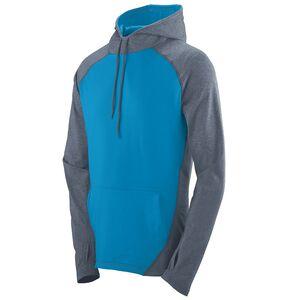 Augusta Sportswear 4762 - Zeal Hoodie Graphite Heather/Power Blue