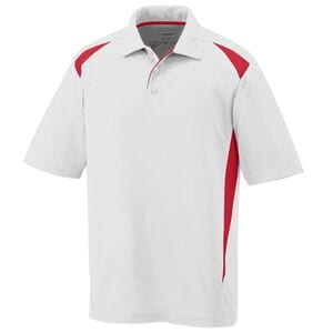 Augusta Sportswear 5012 - Premier Polo White/Red