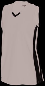 Augusta Sportswear 527 - Ladies Wicking Mesh Powerhouse Jersey Black/White