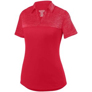 Augusta Sportswear 5413 - Ladies Shadow Tonal Heather Polo Red