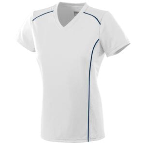 Augusta Sportswear 1092 - Ladies Winning Streak Jersey White/Navy