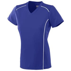 Augusta Sportswear 1092 - Ladies Winning Streak Jersey Purple/White