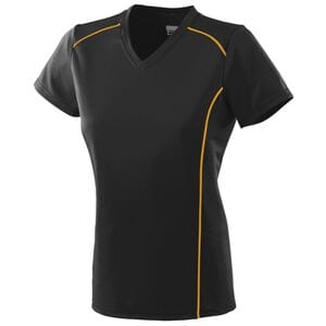 Augusta Sportswear 1093 - Girls Winning Streak Jersey Black/Gold