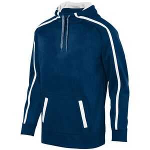 Augusta Sportswear 5554 - Stoked Tonal Heather Hoodie Navy/White