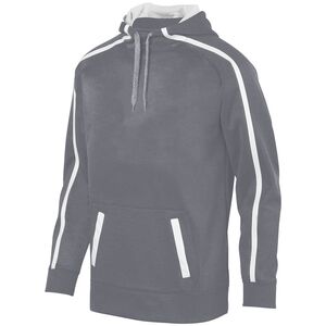 Augusta Sportswear 5554 - Stoked Tonal Heather Hoodie Graphite/White