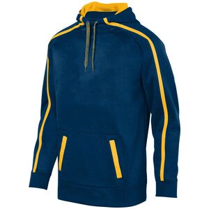 Augusta Sportswear 5555 - Youth Stoked Tonal Heather Hoodie Navy/Gold