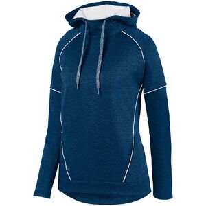 Augusta Sportswear 5556 - Ladies Zoe Tonal Heather Hoodie Navy/White