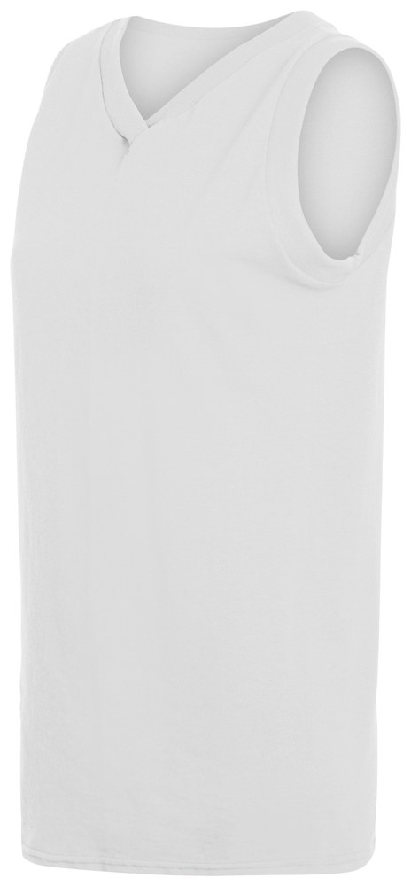 Augusta Sportswear 556 - Ladies Sleeveless V Neck Poly/Cotton Jersey