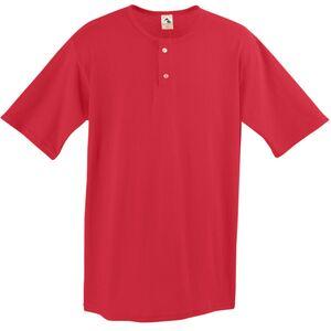 Augusta Sportswear 580 - Two Button Baseball Jersey Red