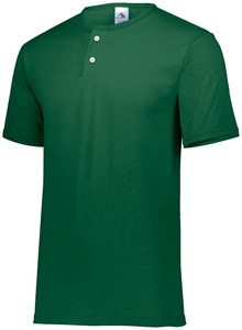 Augusta Sportswear 581 - Youth Two Button Baseball Jersey Dark Green