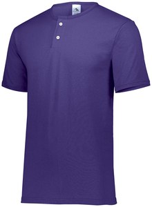 Augusta Sportswear 581 - Youth Two Button Baseball Jersey Purple