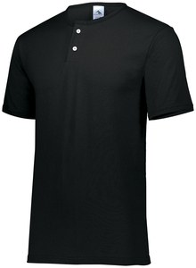 Augusta Sportswear 581 - Youth Two Button Baseball Jersey Black