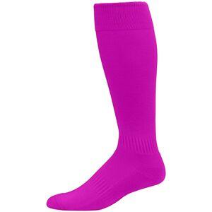Augusta Sportswear 6006 - Intermediate Elite Multi Sport Sock Power Pink