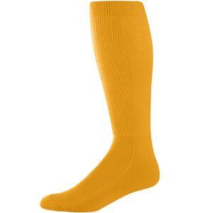 Augusta Sportswear 6085 - Adult Wicking Athletic Socks Gold