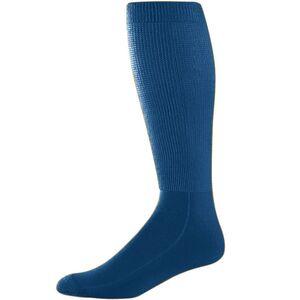 Augusta Sportswear 6085 - Adult Wicking Athletic Socks Navy