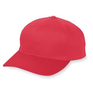 Augusta Sportswear 6204 - Six Panel Cotton Twill Low Profile Cap Red