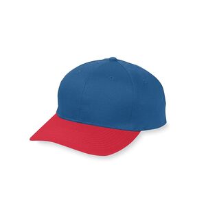 Augusta Sportswear 6206 - Youth Six Panel Cotton Twill Low Profile Cap Navy/Red