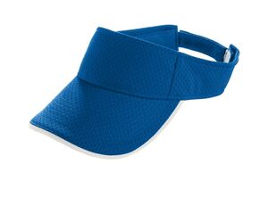 Augusta Sportswear 6224 - Youth Athletic Mesh Two Color Visor Royal/White