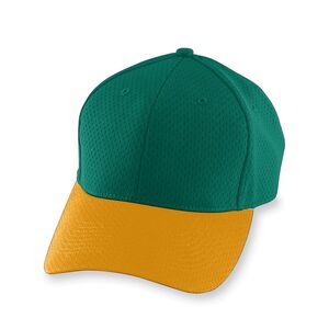Augusta Sportswear 6235 - Athletic Mesh Cap Dark Green/Gold