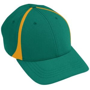 Augusta Sportswear 6311 - Youth Flexfit Zone Cap Dark Green/Gold