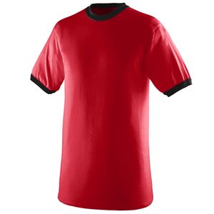 Augusta Sportswear 711 - Youth Ringer T Shirt Red/Black