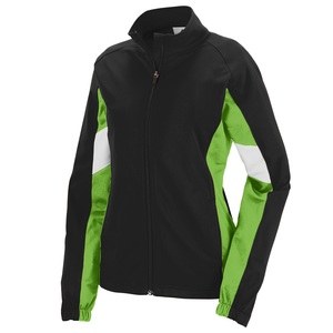 Augusta Sportswear 7724 - Ladies Tour De Force Jacket Black/Lime/White